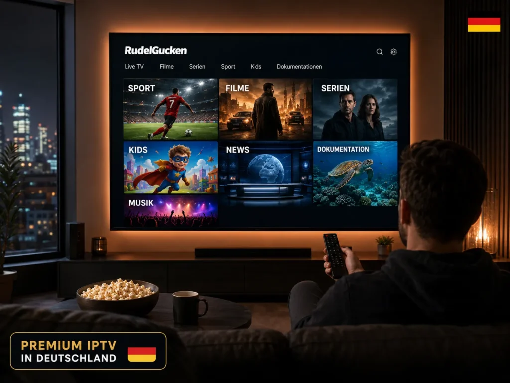 RudelGucken IPTV Anbieter Deutschland 2026 – Sport, Filme und Serien in 4K